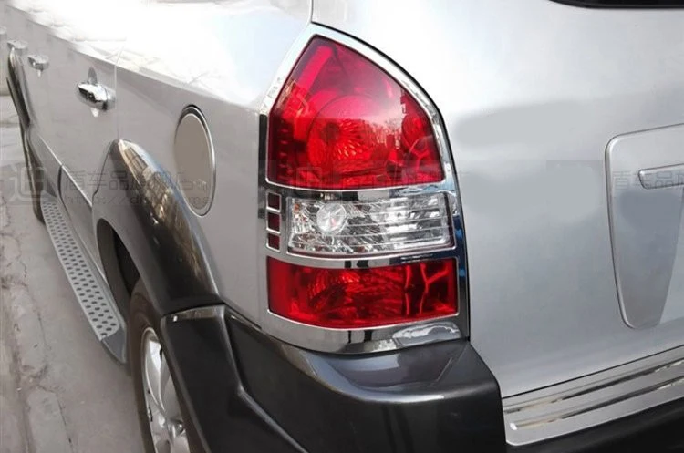 Автомобильный Стайлинг 2005 2006 2007 2008 2009 подходит для HYUNDAI Tucson ABS Хром После фары