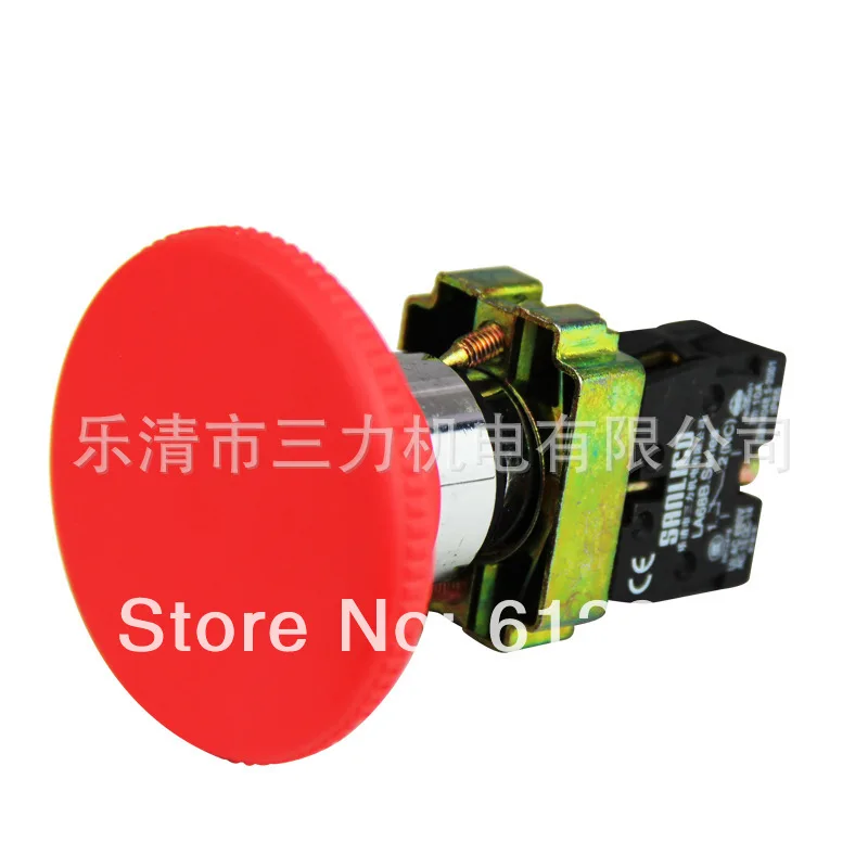 

push button switch LA68B-BR42 SB2-BR42 60 large mushroom head pushbutton switch