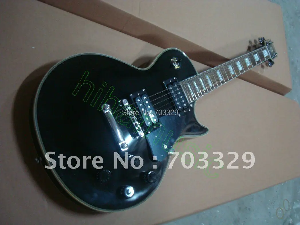 新ミック ジョーンズシグネチャーエレキギター送料無料黒ギター高品質ワンピースネック米国ゼブラピックアップ製クローム One Piece Neck Electric Guitar Blackelectric Guitar Aliexpress