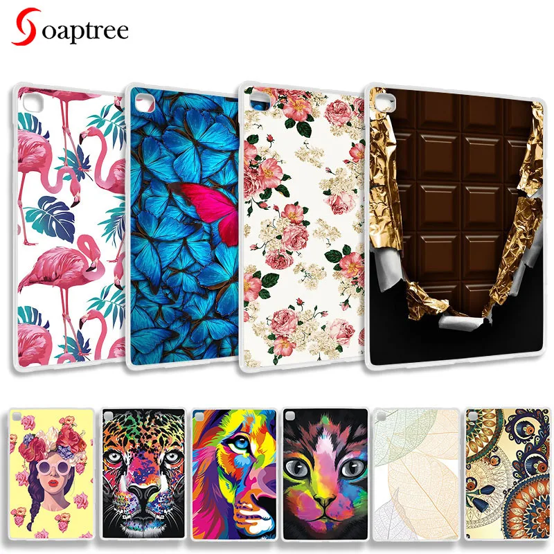 

Painted Case For Samsung Galaxy Tab S5E 2019 SM-T720 SM-T725 Cases Galaxy tab S5E 10.5" Soft Silicone TPU Back Tablet Cover