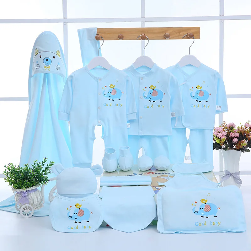 

Emotion Moms Newborn baby clothing sets baby girls boys clothes new Brand baby gift infant cotton Cartoon without box 20PCS/Set