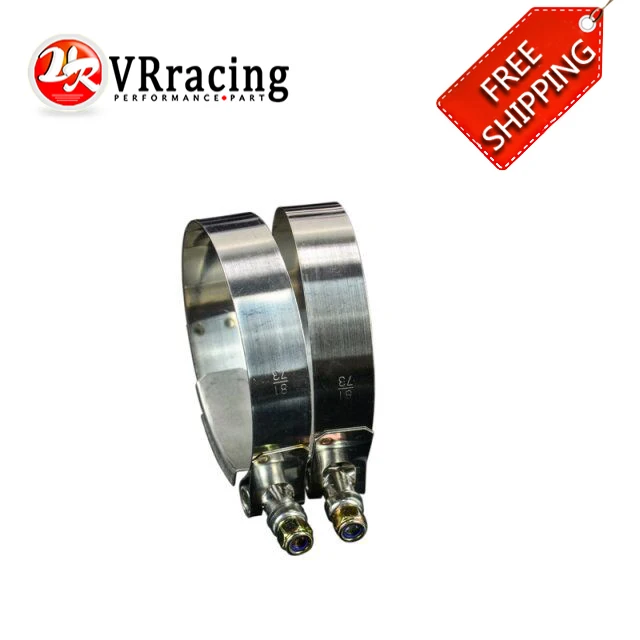 

FREE SHIPPING 2.75" (2PCS/LOT) CLAMPS (73-81)STAINLESS SILICONE TURBO HOSE COUPLER T BOLT CLAMP KIT HIGH QUALITY SS304