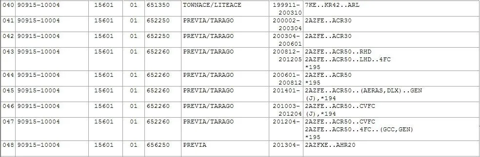 Capqx масляный фильтр 90915-10004 9091510004 для LEXUS ES240/ES350 для Защитные чехлы для сидений, сшитые специально для Toyota COROLLA, мы хотим, чтобы они, CAMRY, PREVIA, RAV4