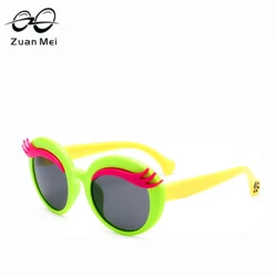 Цзуань МЭИ бренд дети поляризованных солнцезащитных очков TR90 для маленьких мальчиков и девочек UV400 очки Пластик titaniumsun очки для детей ZM-C01 - Цвет линз: NO4