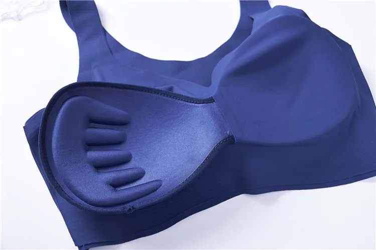 jerrinut Seamless Bras For Women Active Bra Push Up Vest Wire Free Lingerie Padded Brassiere Sleeping Bra Bralette Underwear BH 3