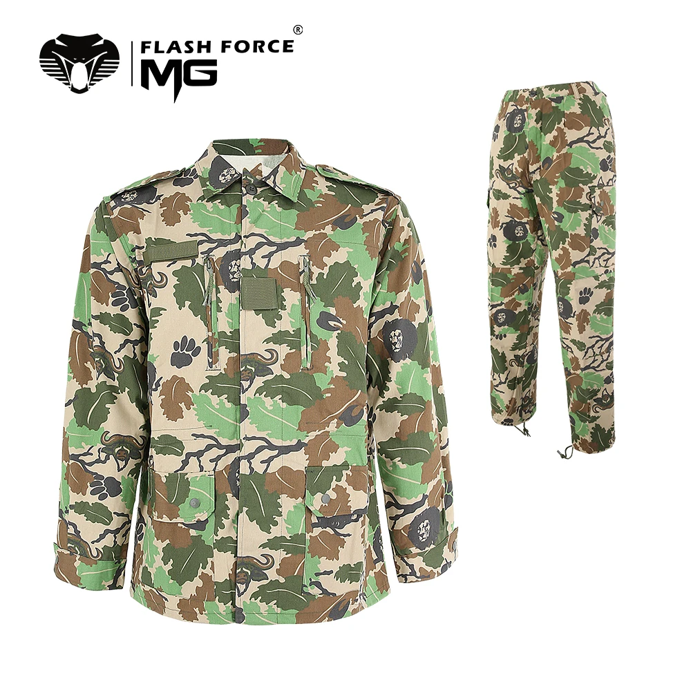 

MGFLASHFORCE Men Camouflage BDU Military Uniform Combat Army Hunt Suit Coat Set