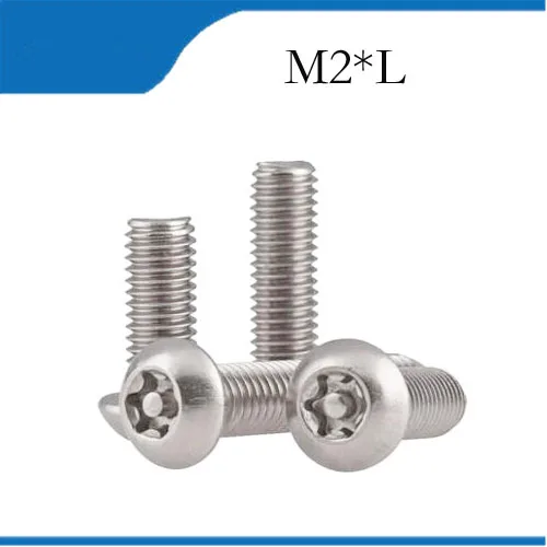 

M2 Stainless steel pan head with column screws Plum Socket mechanical bolts Torx Semi-round head TX