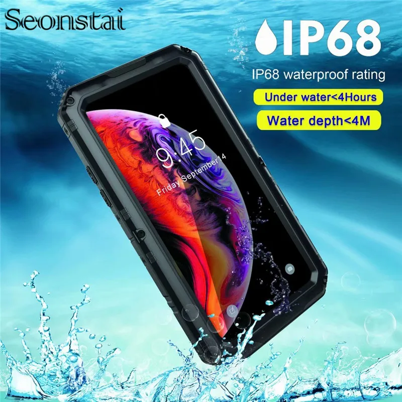 Iphone xs max matel waterproof case (3)