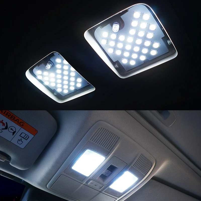 

JY 6000K 2835 SMD 110 LED Interior Reading Lights Car Styling Accessories For MAZDA CX-5 KF 2017 2018