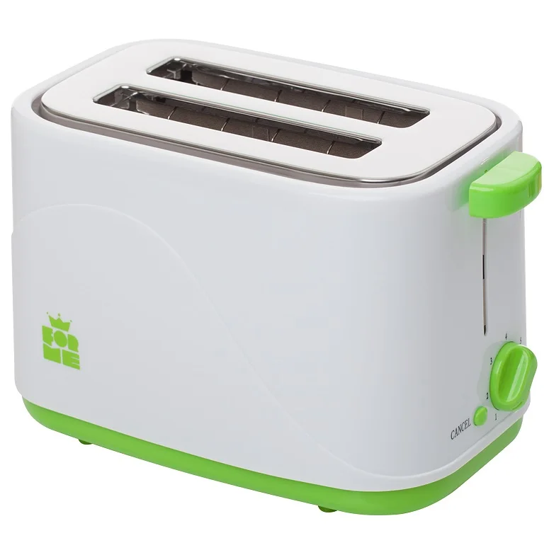 

Toaster 2 Slice Sandwich Maker Auto Shut Off Pop Up Electric Toasters Bread Maker ForMe FST-711