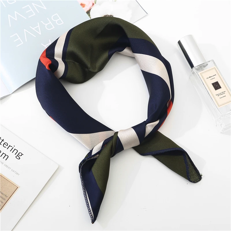 50*50cm square silk Feel Satin Scarf New Elegant Women Head Skinny Retro Hair Tie Band Small Fashion Square Neck Scarf bags 50*50cm square silk Feel Satin Scarf New Elegant Women Head Skinny Retro Hair Tie Band Small Fashion Square Neck Scarf bags