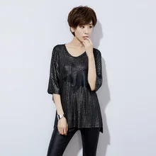 Американский осень г. Для женщин модная одежда с героями игры «пять, принт со звездой, футболка с короткими рукавами рубашка, топы женские с О-образным вырезом Повседневное нерегулярные футболки Sexo поп Funko