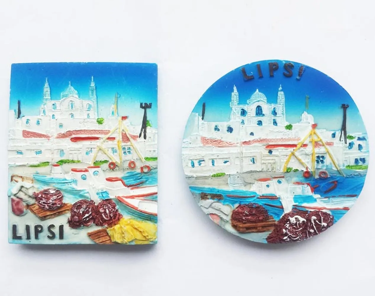 

BABELEMI 1 Pcs Creative Greece LIPSI World Travel Fridge Magnet Tourist Souvenirs