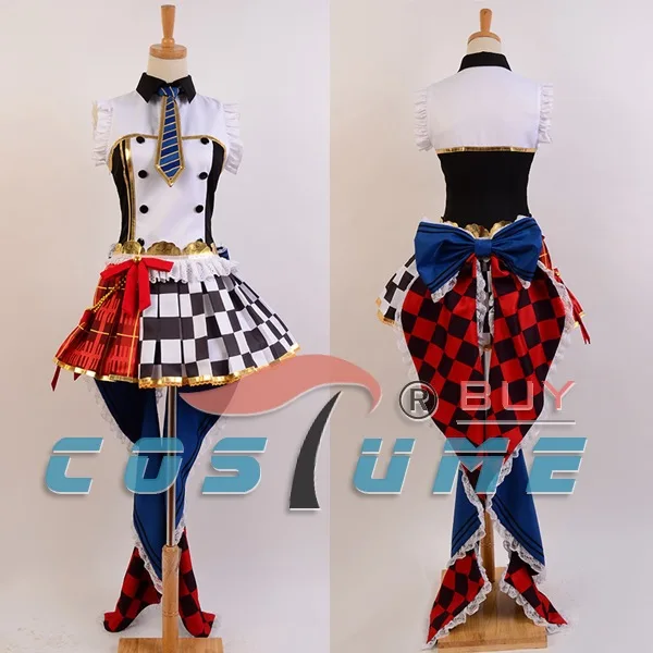 

Love Live Cafe Maid Cosplay Costume LoveLive Rin Hoshizora Meidofuku Awaken Cosplay Costumes For Women Dress Halloween Carnival