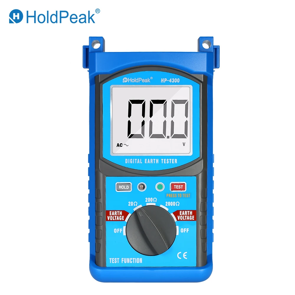 HoldPeak HP 4300 цифровой измеритель сопротивления заземления с ЖК дисплеем Megohm Meter