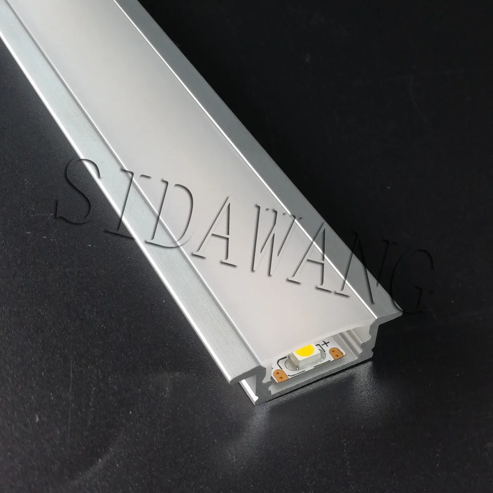 10 18pcs 40inch,1m each led bar light housing,embeded Led aluminum
