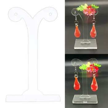 

Acrylic jewelry organizer earring holder jewelry display holder white Acylic earrings display stand earrings display holder