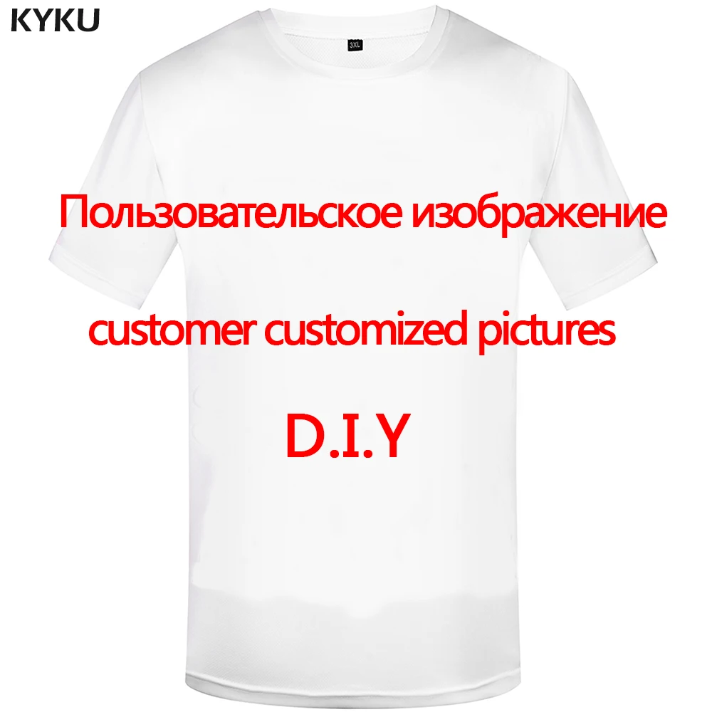 Футболка KYKU Мужская/Женская летняя футболка с 3d принтом S-5XL | Мужская одежда