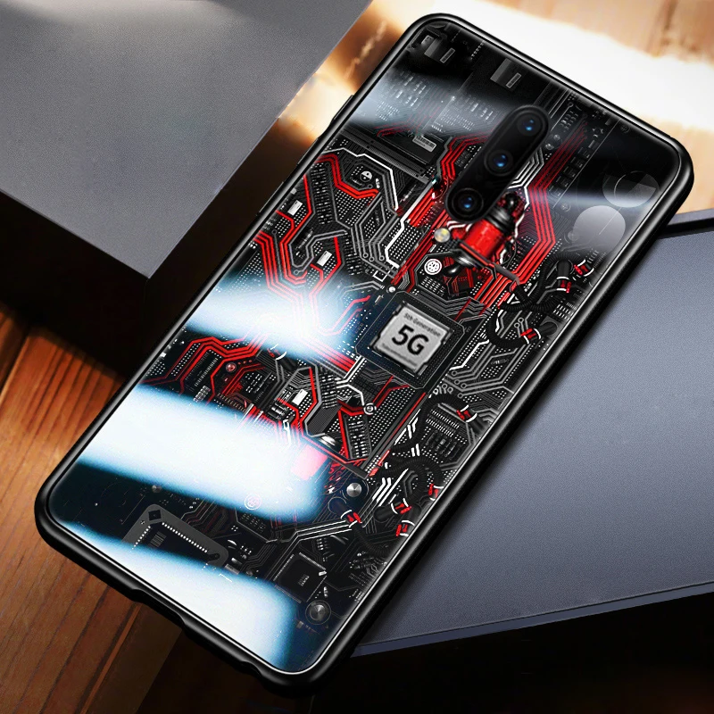 Чехол GFAITH для Oneplus 7 Pro чехол из закаленного стекла с изображением версии Explorer