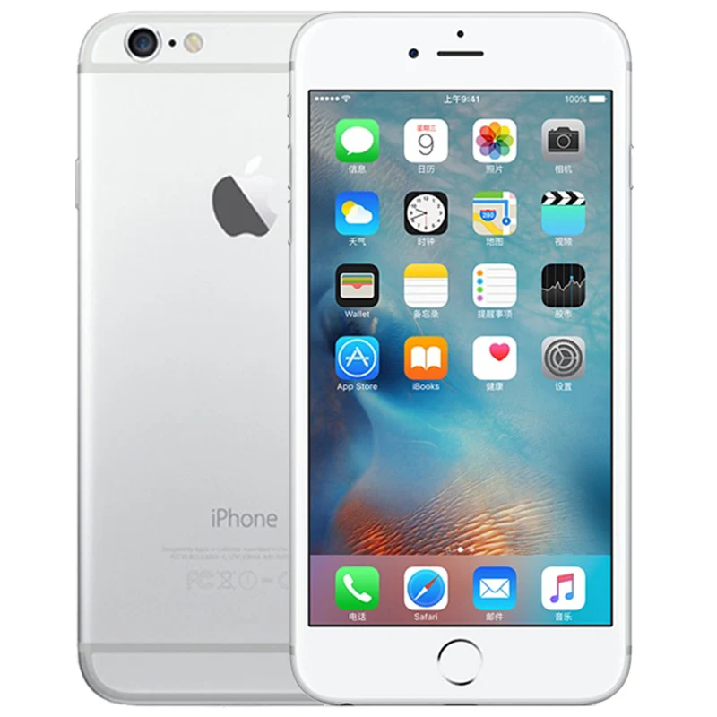 Разблокированный Apple iPhone 6 Dual Core 1 Гб Оперативная память 4,7 дюймов IOS телефон 8,0 МП Камера 4 аппарат не привязан к оператору сотовой связи 16 Гб/64/128 ГБ Встроенная память смартфона - Цвет: Silver