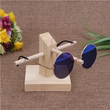 Bincoco wood display stand for glasses 3d glass display frame Sunglasses display stent incorporating props three style choose
