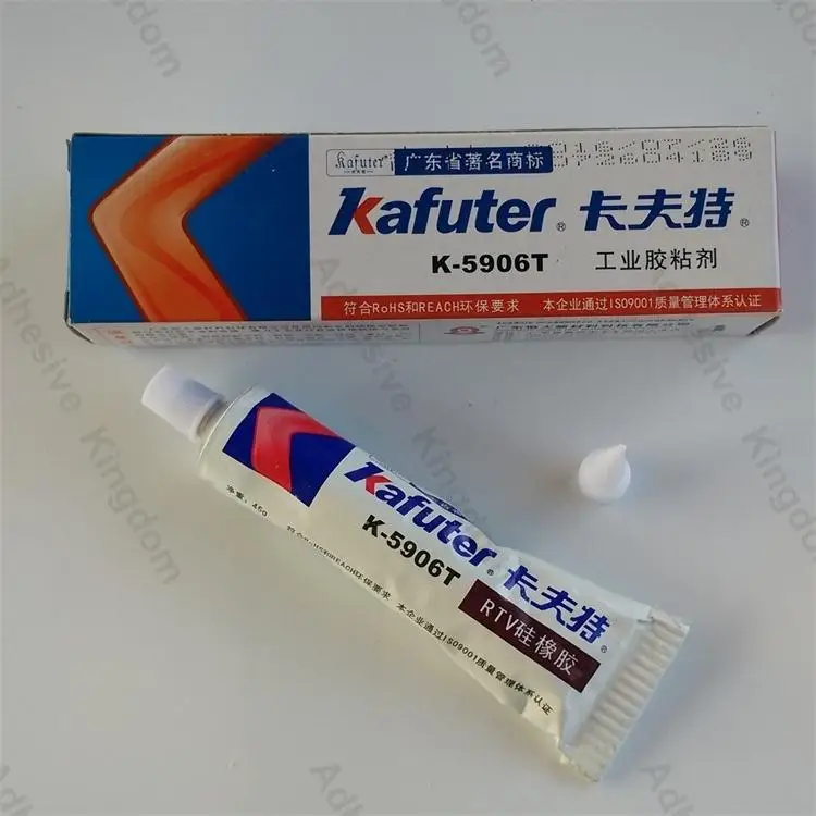 Kafuter 45 г K-5906T прозрачный силиконовый прорезиненный температурный клей светодиодный клей хороший тиксотропный