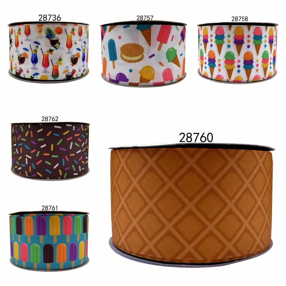 

Free shipping 50 yard cartoon printed grosgrain ribbon 28760