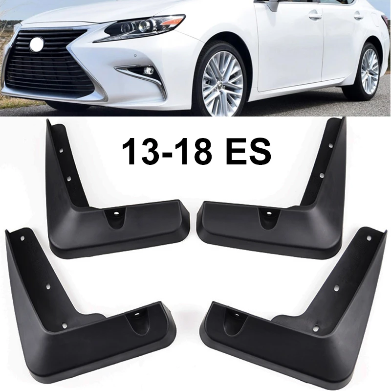 Set Molded Mud Flaps For Lexus Es Es350, Es300h, Es250 20132018