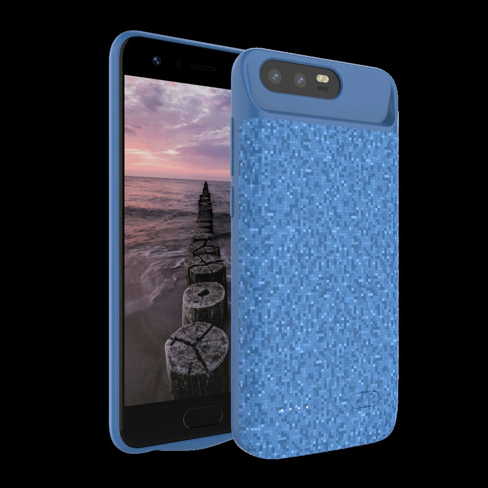 Luxmo External battery case backup charger cover for huawei honor 8 9 Portable power bank case wireless charging case 4