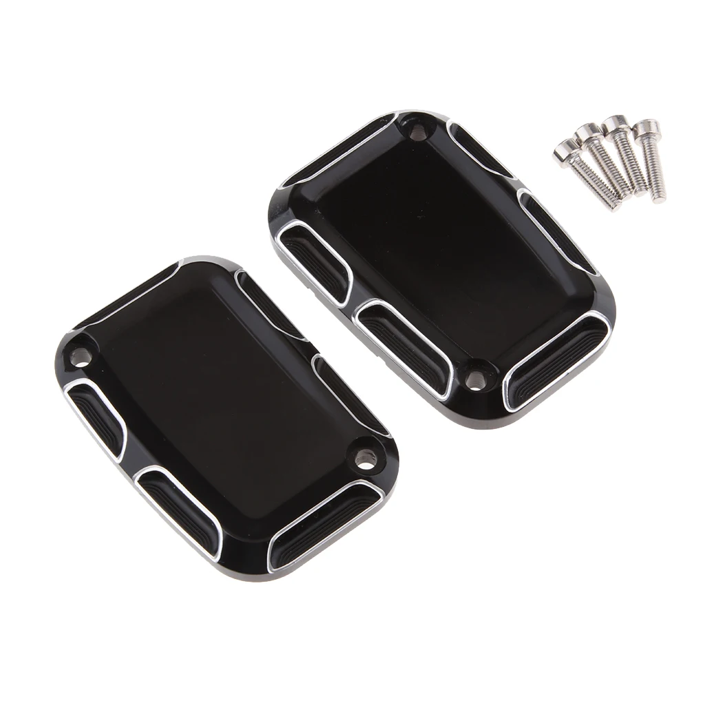 2pcs Brake Master Cylinder Cover For   Touring    