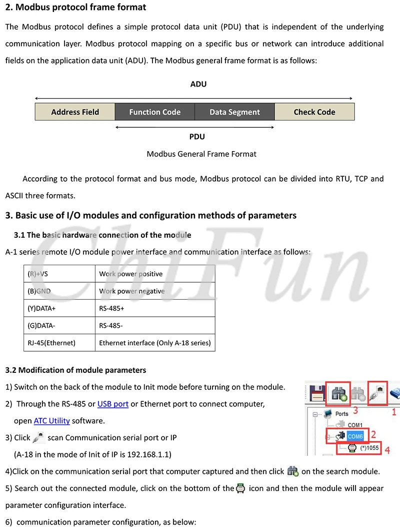 A-1 Serial  Remote IO Module  User Manual V1.14A_5