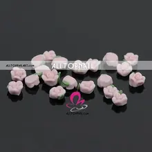 Смешанный Цвет 3D Керамика цветы 2000 шт. Профессиональный Дизайн ногтей акрил цветы-DHL и EMS