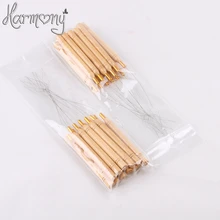 12 шт. из нержавеющей стали Тяговая нано-петля для нити бисер погрузчик для бамбуковой ручки нано микро кольцо наконечник удлинитель для ресниц