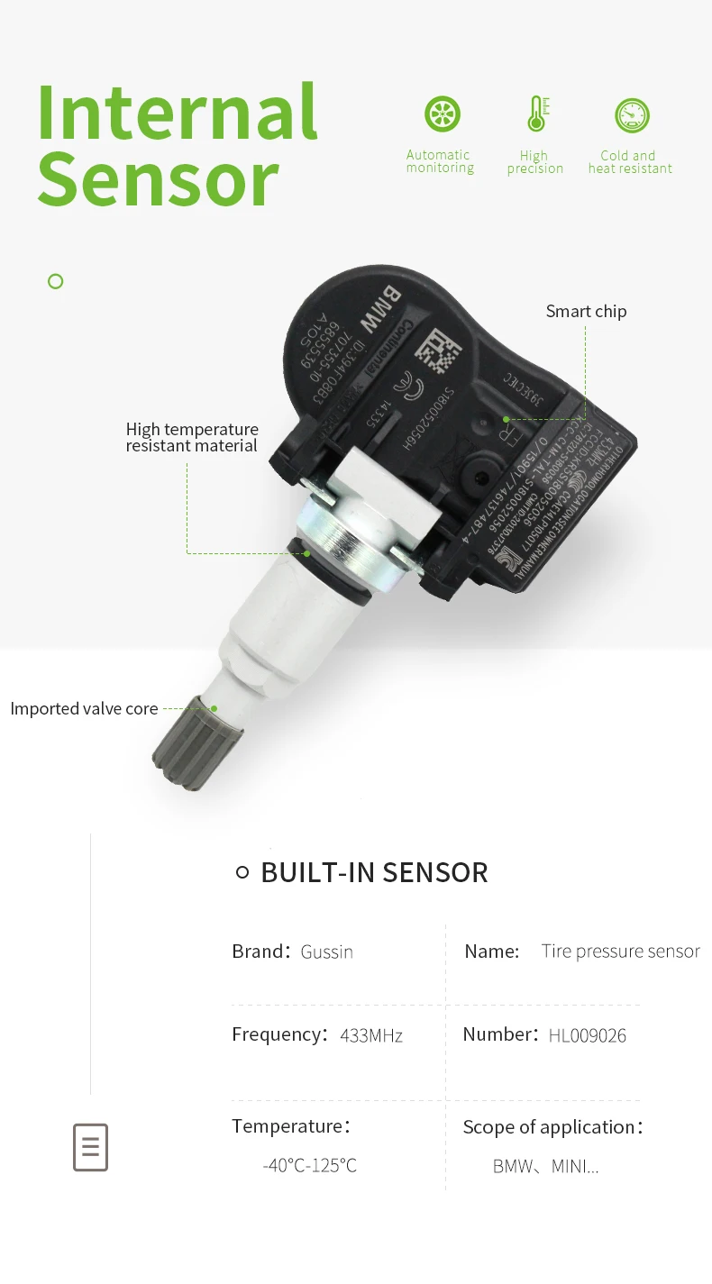 Gussin 4 шт. автомобильный TPMS датчик давления в шинах 40700-3JA0A 40700-3JA0A для Nissan infiniti