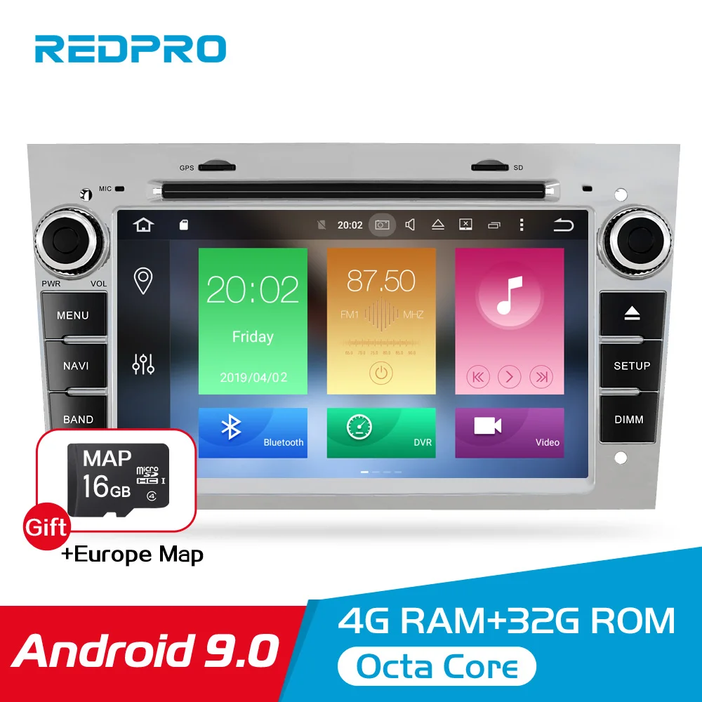 

7" Android 9.0 Car Radio GPS Player For Opel Astra H Zafira Vectra Vivaro Tigra Corsa C Carro DVD FM Video Navigation Multimedia