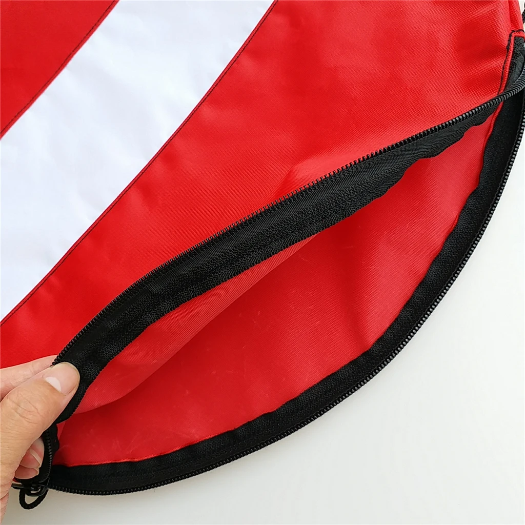 New Arrival Round Zipper Dive Flag Scuba Diving Snorkeling Hose Mouthpiece Regulator Gear Bag Snorkeling Equipment Holder Bag