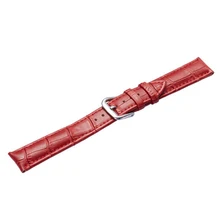 Для мужчин Для женщин ремешки для часов 12/14/16/18/19/20/21/22/24 мм мягкий ремешок кожаный ремешок для часов Сталь Пряжка наручных ремешка для часов