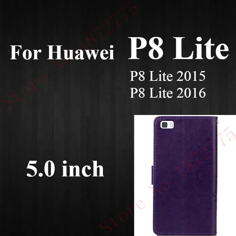 Case For Huawei P20 P8 P10 P9 Lite Mini Honor 9 5A 6A 8 5C 7C 6X Mate 10 Lite Y3 Y5 II Y9 Y6 7A Pro P Smart Flip Case - Цвет: P8 Lite  2016 2015