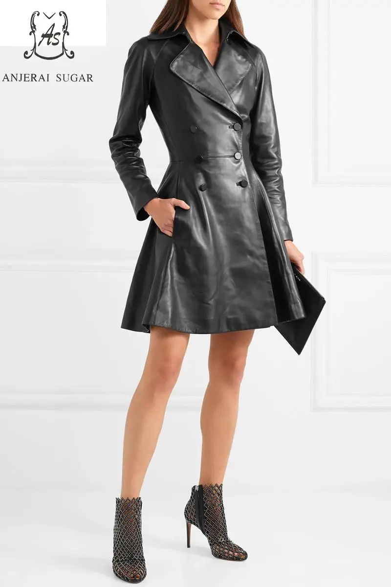 jaqueta de couro genuine leather