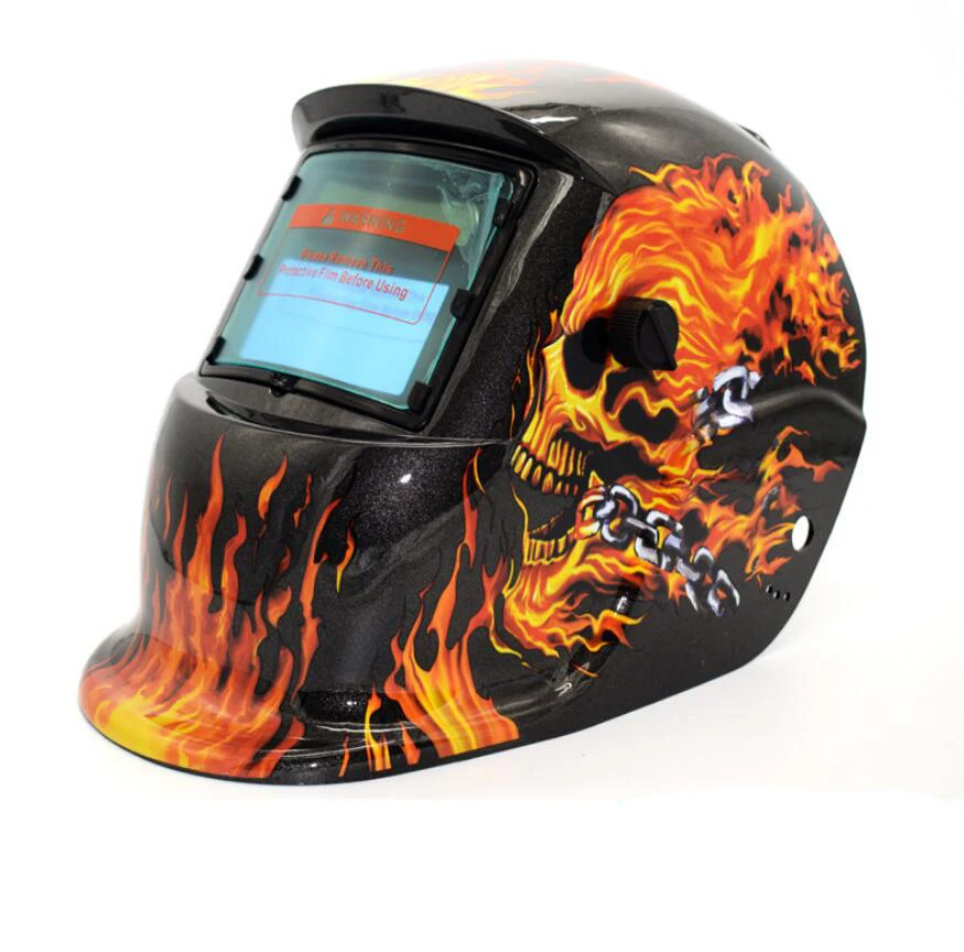 Cool Skull Mask Helmet Solar Auto Welding Helmet Darkening MIG MMA