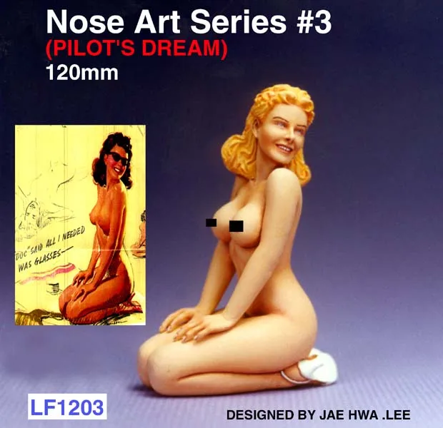 

Pre order goods-LF 1203 1/15 World War II American Nose Art Pilot Dream IV