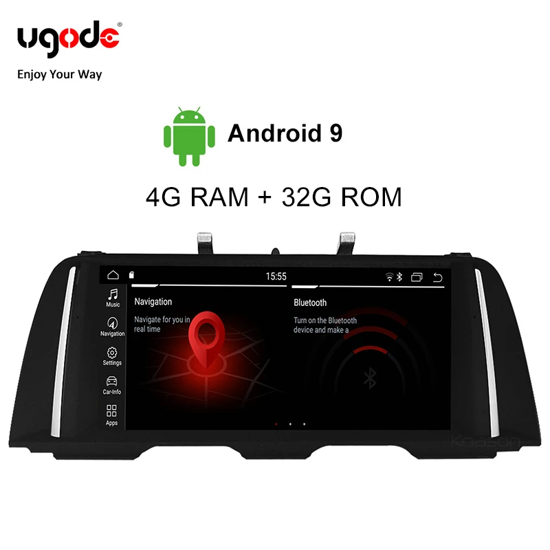 

1.Ugode Android 9.0 Car Multimedia Player For BMW 5 Series F10/F11 (2011-2017) GPS Navigation PX6 10.25 Inches Screen Monitor
