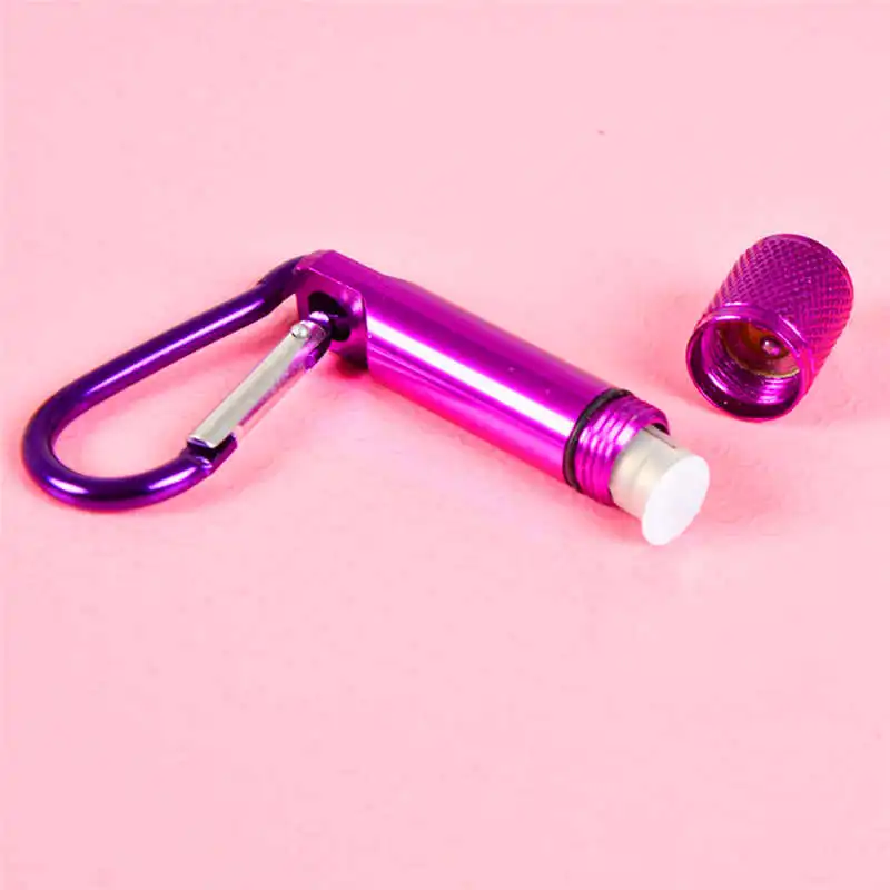 Bright Mini LED Camping Flashlight Torch Keyring Portable KeyChain powerful led flashlight lanterna led bike fanatic #4S14 (5)
