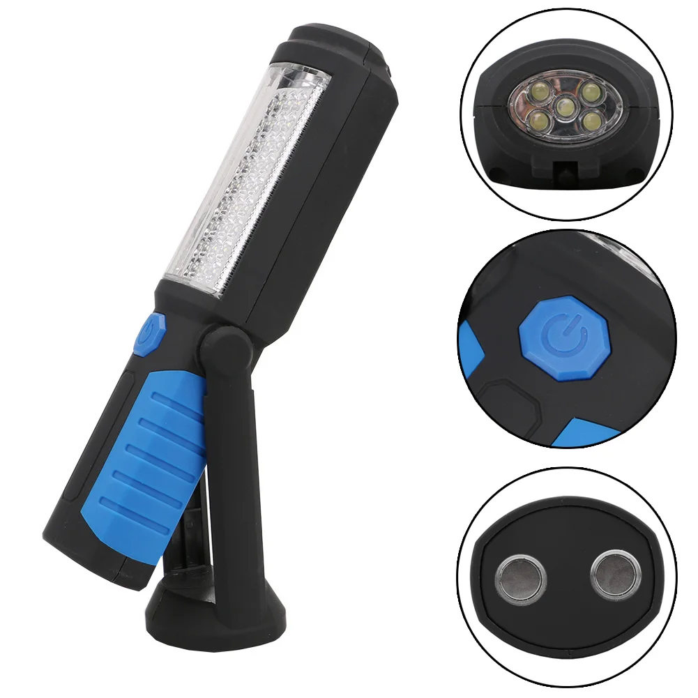 

Super Bright 36+5 LED Flashlight Work Light Inspection Lamp Portable Hand Torch Magnetic Camping Tent Lantern With Hook Magnet