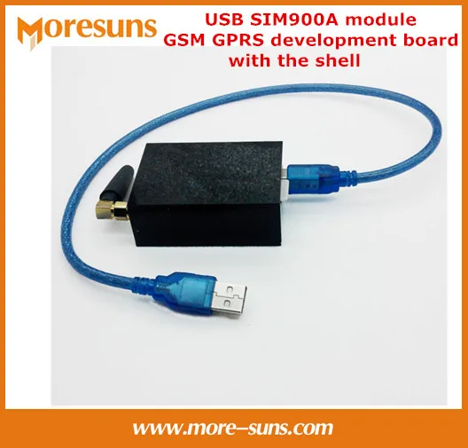 

Free Ship 10PCS USB SIM900A Module GSM GPRS computer control MMS development board message module with the shell