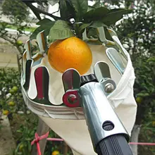 Яблоки, персики для фруктов ручной металлический фруктовый подборщик удобный высокий дерево Садоводство инструменты для сбора садоводства для фермы и сада