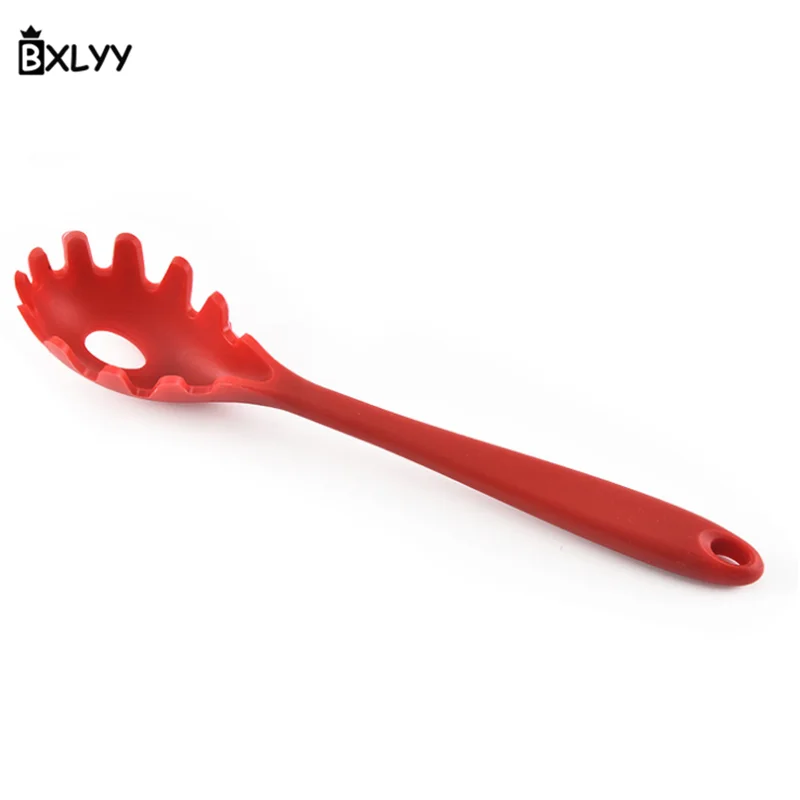 BXLYY noodles spaghetti trough spoon silicone cookware noodle spoon