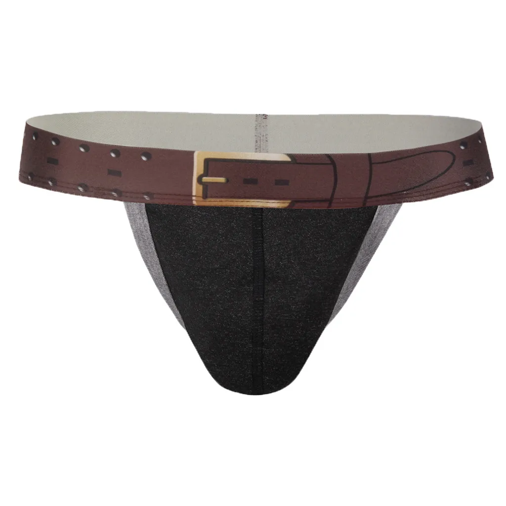 

MUQGEW sexy men underwear 2019 summer Fashion Men Medium And Low Waist Underwear Sexy Lingerie Underpants G-String#Y4