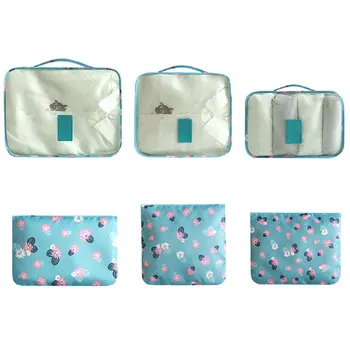 

6pcs/set Waterproof Closet Underwear Shoes Wardrobe Large Size Luggage Pouch Travel Storage Bag Organizer Cosmetic Bag