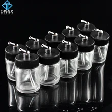 OPHIR 10 шт. стеклянная 22cc бутылка профессиональная Аэрограф краска чашки бутылки для одного действия Аэрограф краски аксессуары_ AC017-10x